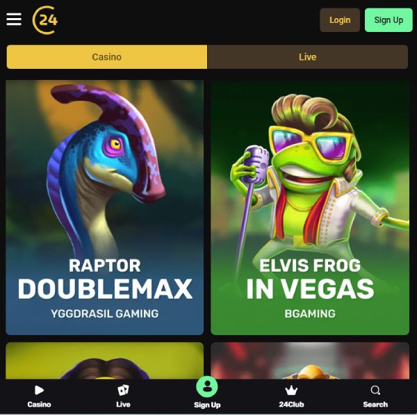 24Casino Mobile