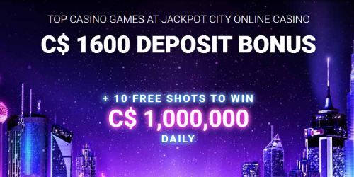 JackpotCity welcome bonus